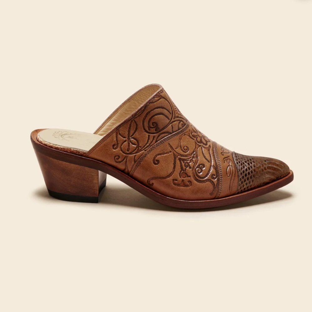 Salpy Genuine Leather Mule